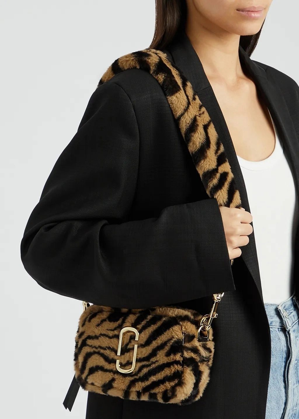 Marc Jacobs The Snapshot Tiger Stripe Plush