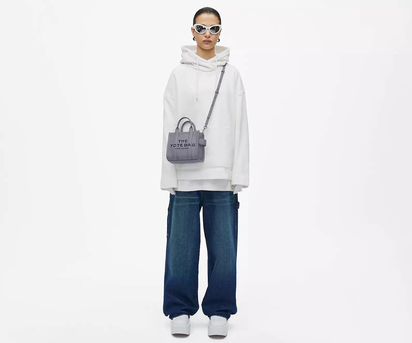 Marc Jacobs The Tote Bag Mini ( Wolf Grey )