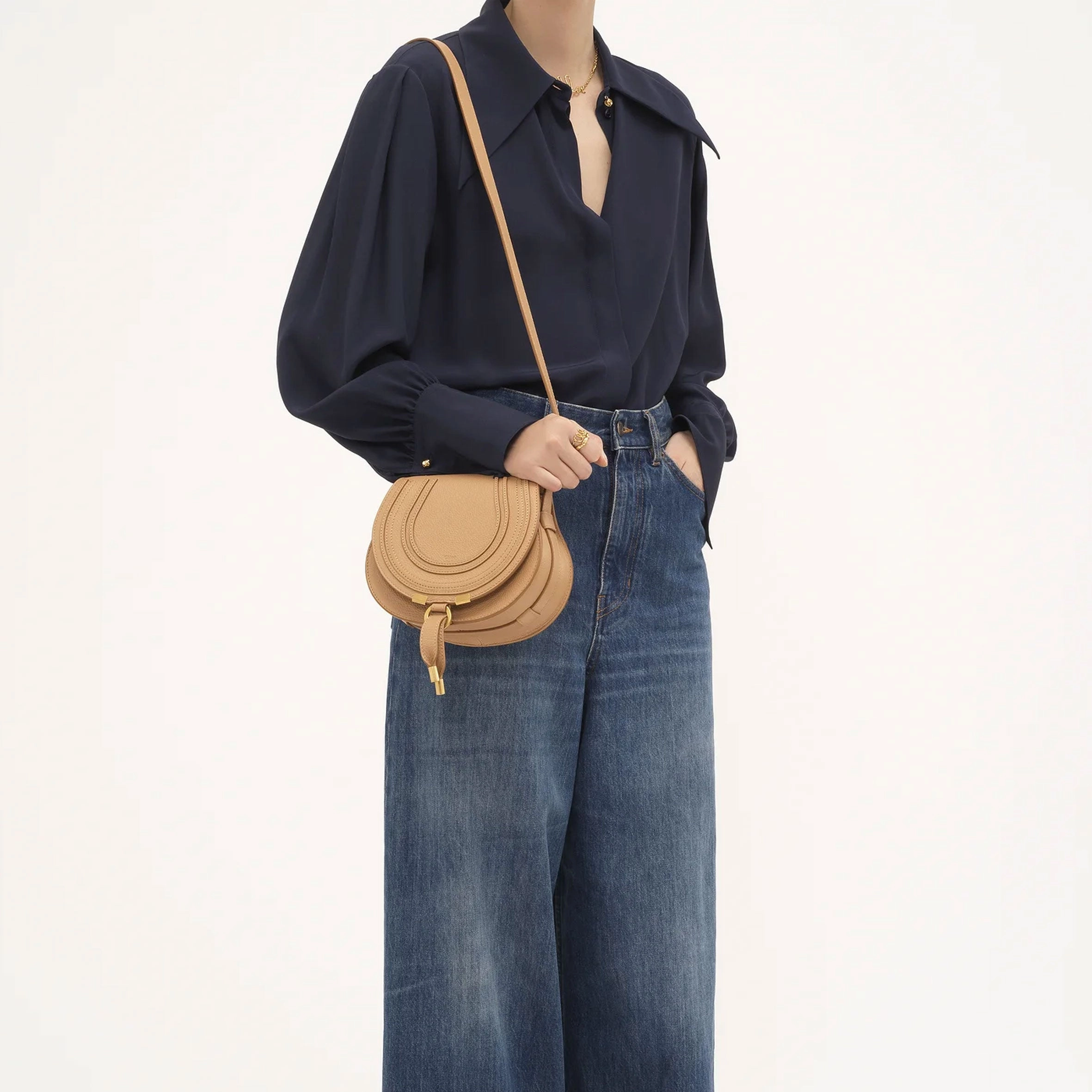 Marcie Mini Satchel, Light Tan