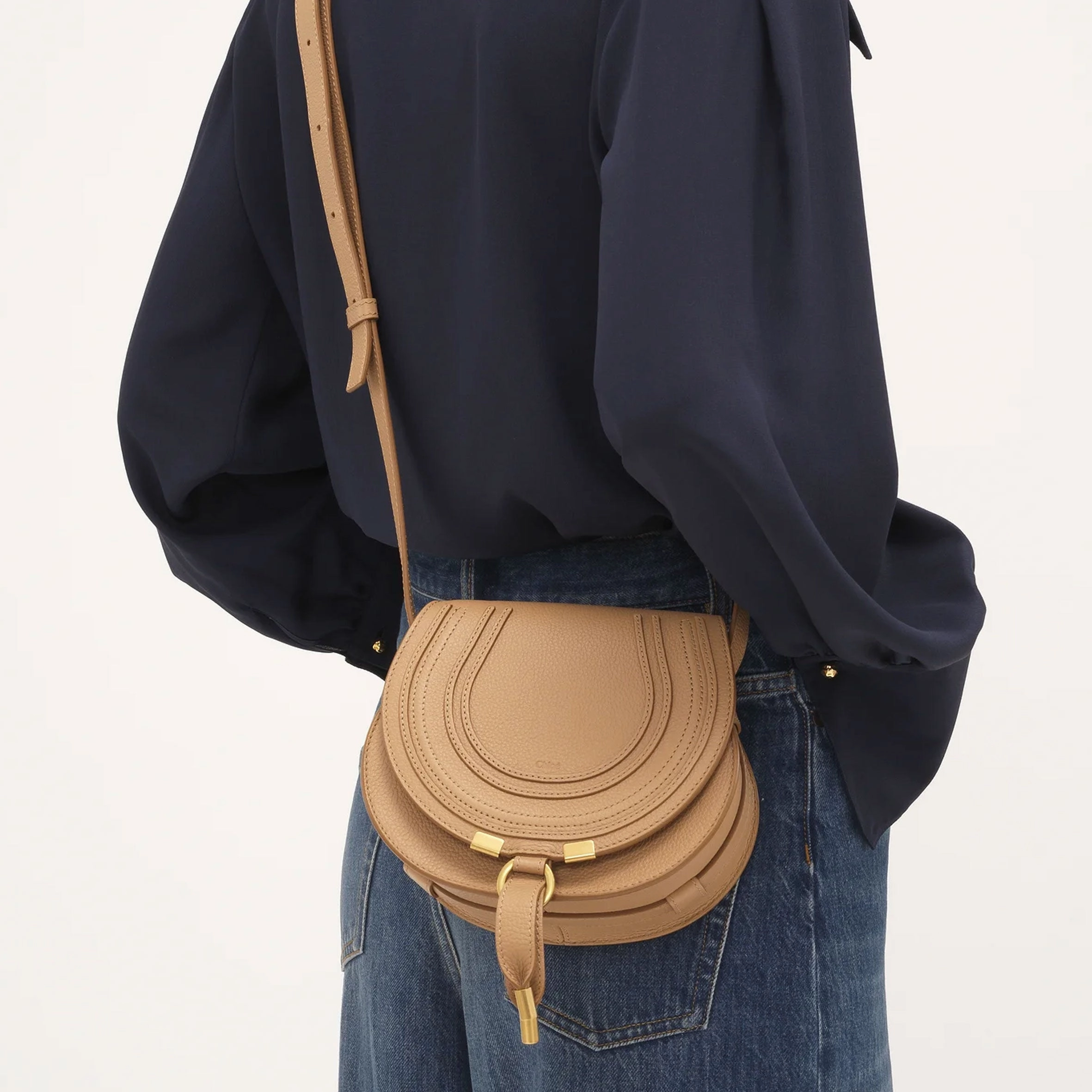 Marcie Mini Satchel, Light Tan
