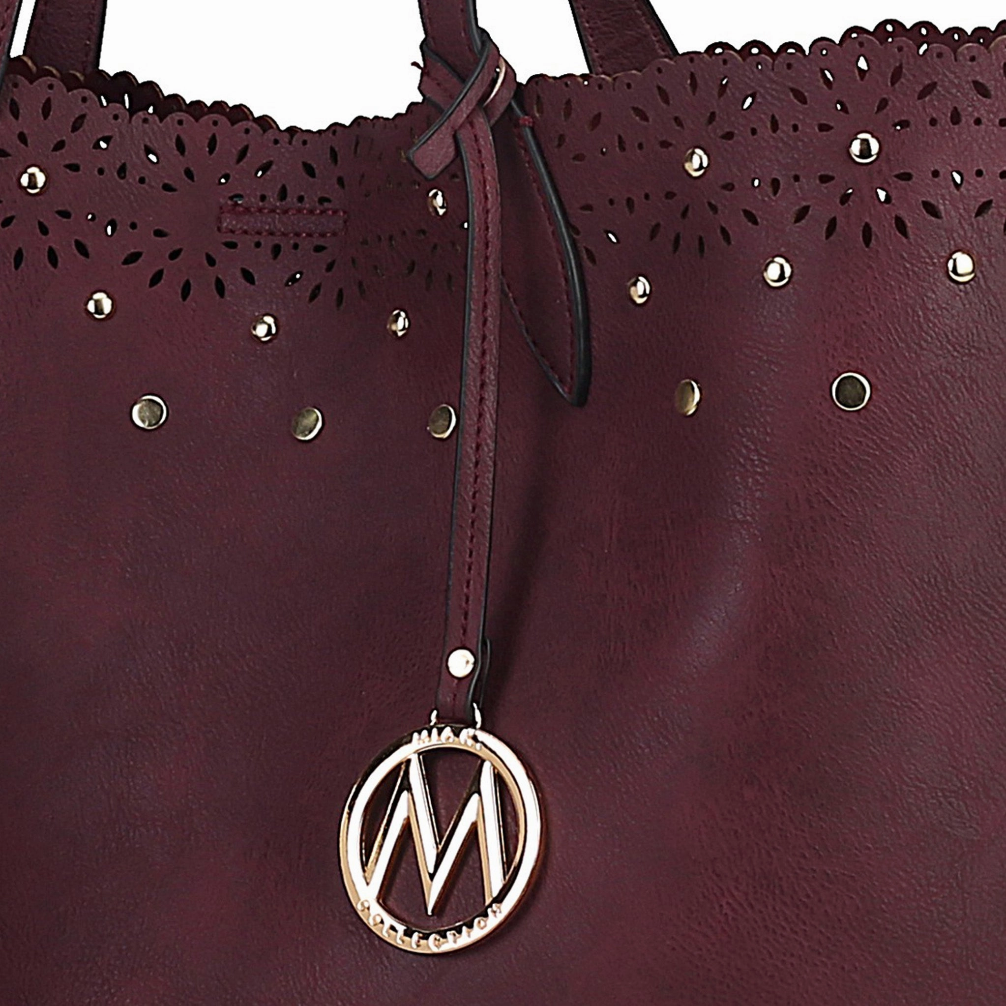 Mariahna 3 Pcs Shopper Tote, crossbody and Wallet