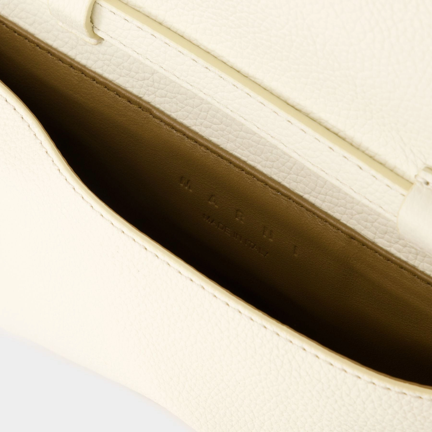 Mending Crossbody - Marni - Leather - Ivory