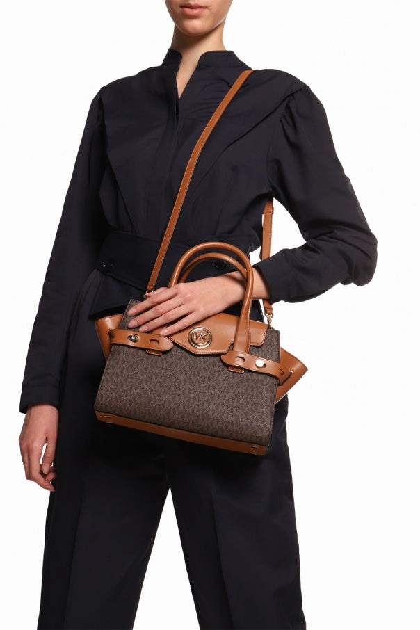 Michael Kors Brown Carmen Shoulder Bag