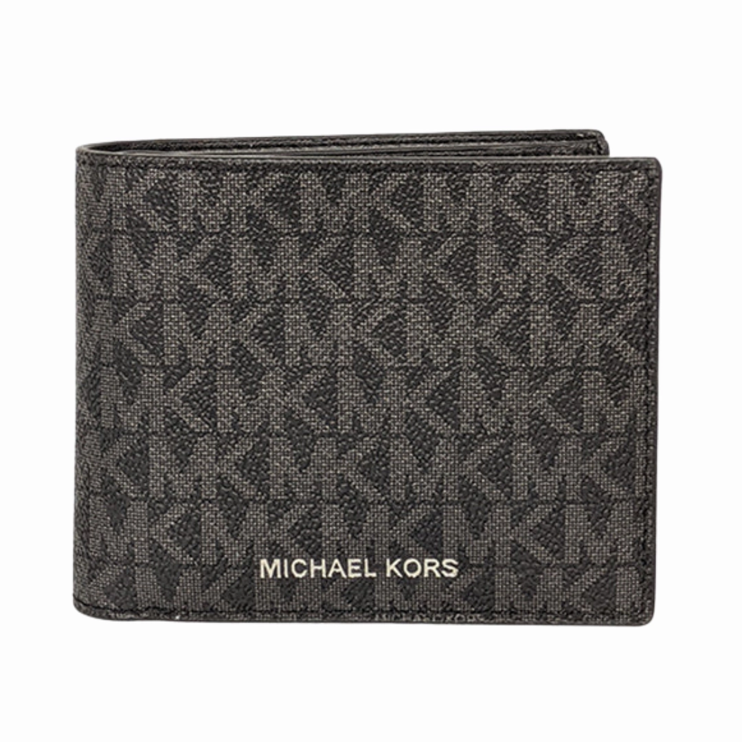 Michael Kors Cooper Billfold Wallet With Passcase Black 36U9LCRF6B