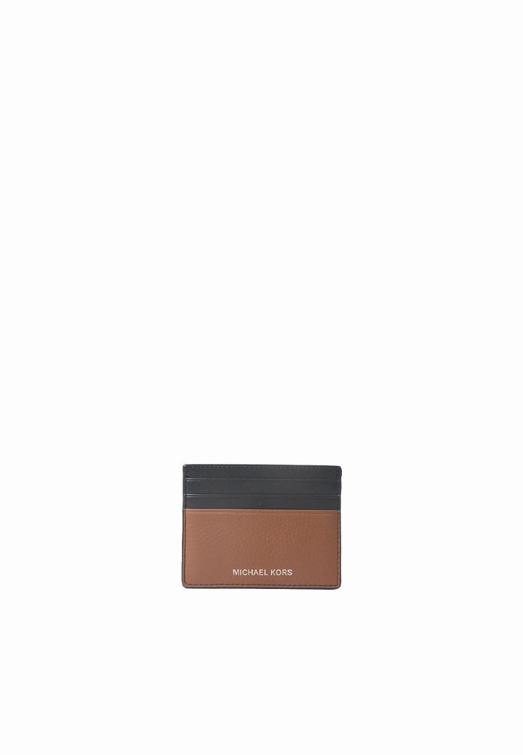 Michael Kors Cooper Pebbled Card Case In Luggage 36F9LCOD2L