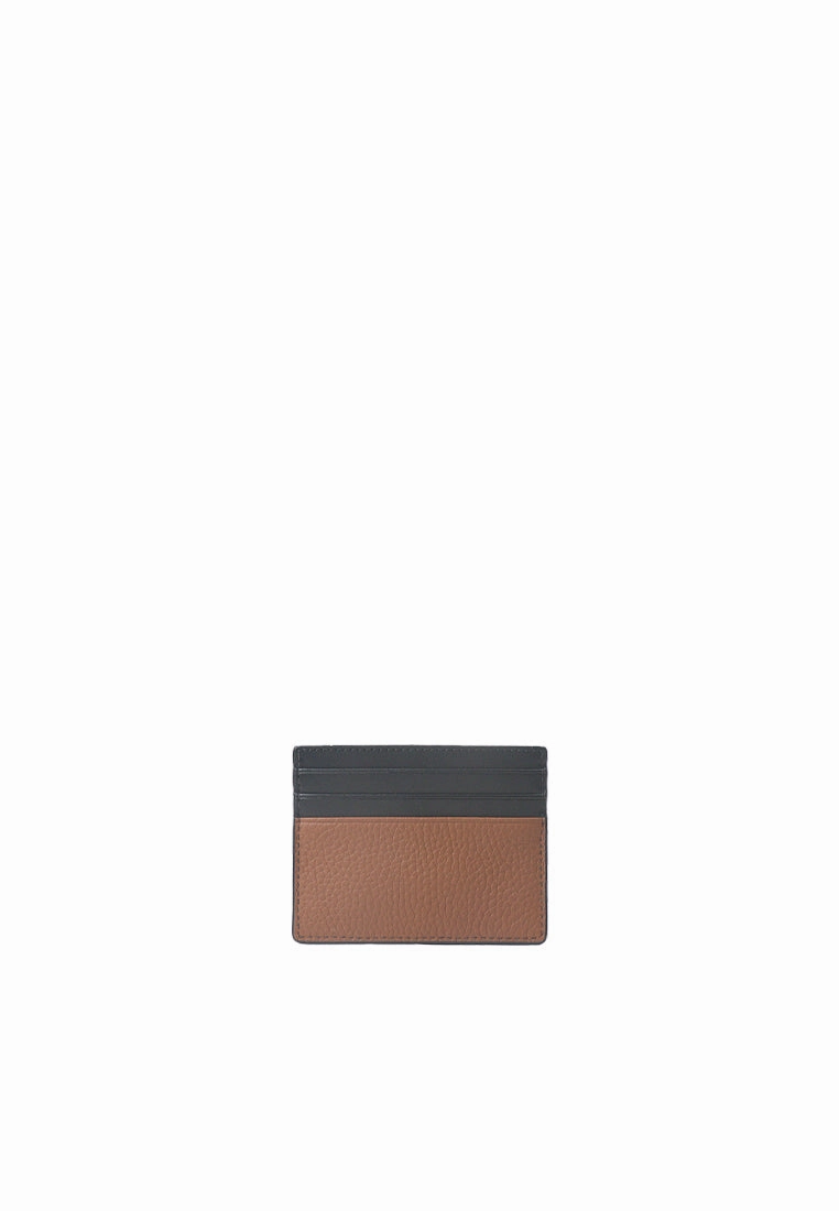 Michael Kors Cooper Pebbled Card Case In Luggage 36F9LCOD2L