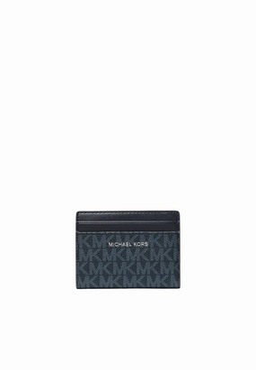 Michael Kors Cooper Signature Logo Bi-Fold Wallet In Admiral Pale Blue 36S5LCOF1B