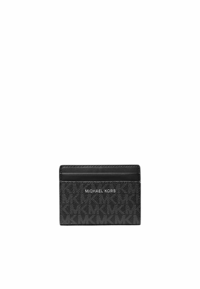 Michael Kors Cooper Signature Logo Bi-Fold Wallet In Black 36S5LCOF1B