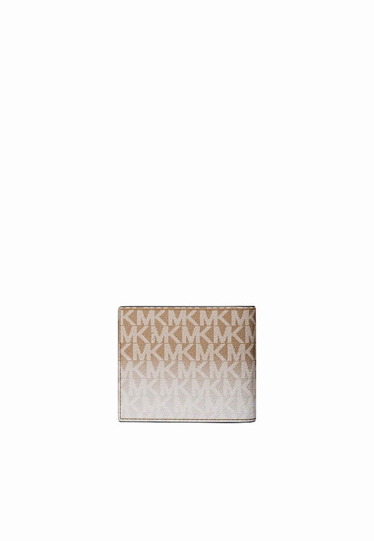 Michael Kors Cooper Signature Logo Shadow Billfold Wallet In Husk 36S5LCOF2O