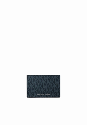 Michael Kors Cooper Signature Wallet In Admiral Pale Blue 36S5LCOE6B
