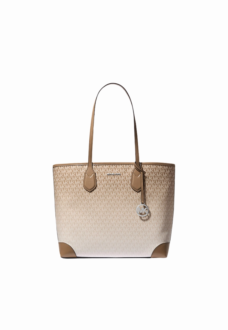 Michael Kors Eva Signature Logo Large Ombr Tote Bag In Husk 35R5SV0T7B