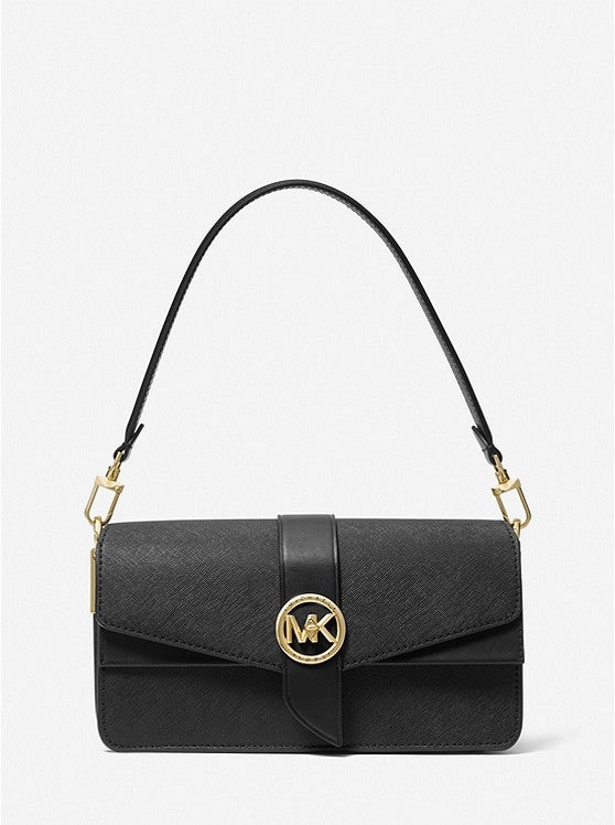 Michael Kors Greenwich Medium Saffiano Leather Shoulder Bag