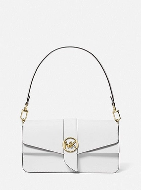 Michael Kors Greenwich Medium Saffiano Leather Shoulder Bag