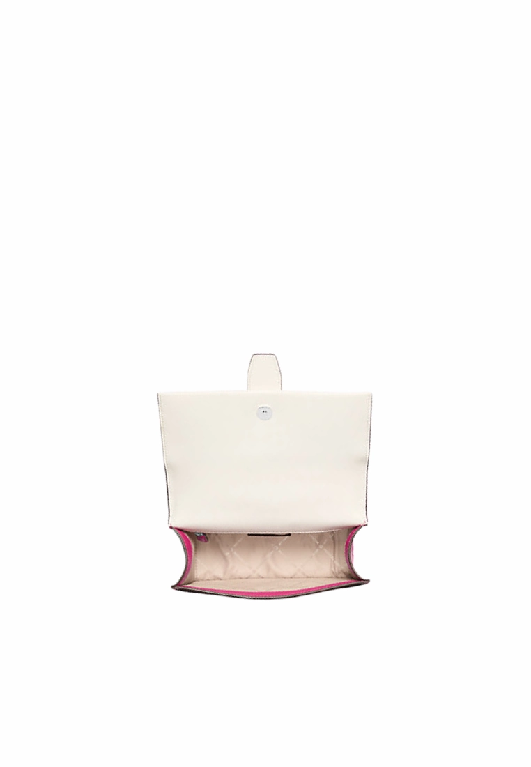 Michael Kors Greenwich Small Crossbody Bag Colour-Block Signature Logo In Dragon Fruit 35S5Sgrc5V
