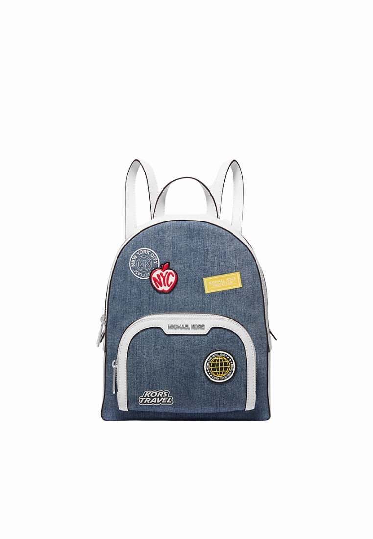 Michael Kors Jaycee Medium Embellished Denim Backpack In Denim 35R5S8TB2C