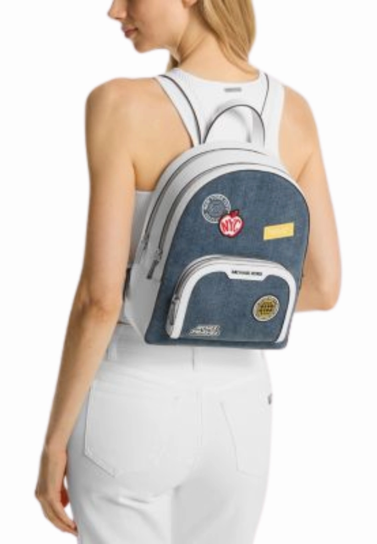 Michael Kors Jaycee Medium Embellished Denim Backpack In Denim 35R5S8TB2C