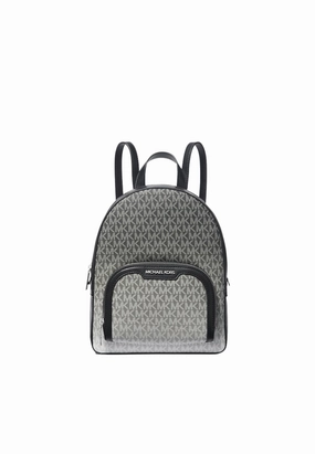 Michael Kors Jaycee Medium Ombre Signature Logo Backpack In Black 35R5S8TB8V