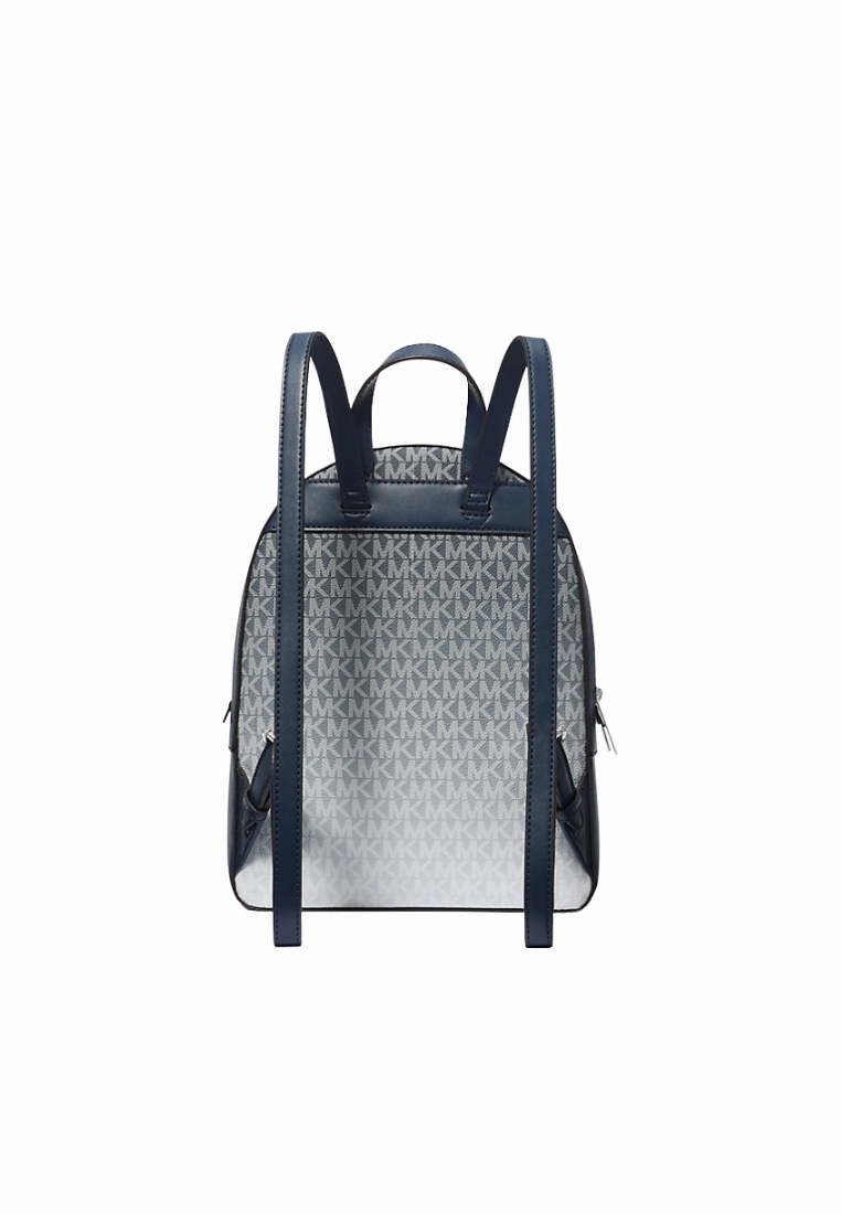 Michael Kors Jaycee Medium Ombre Signature Logo Backpack In Navy Bleu Marine 35R5S8TB8V