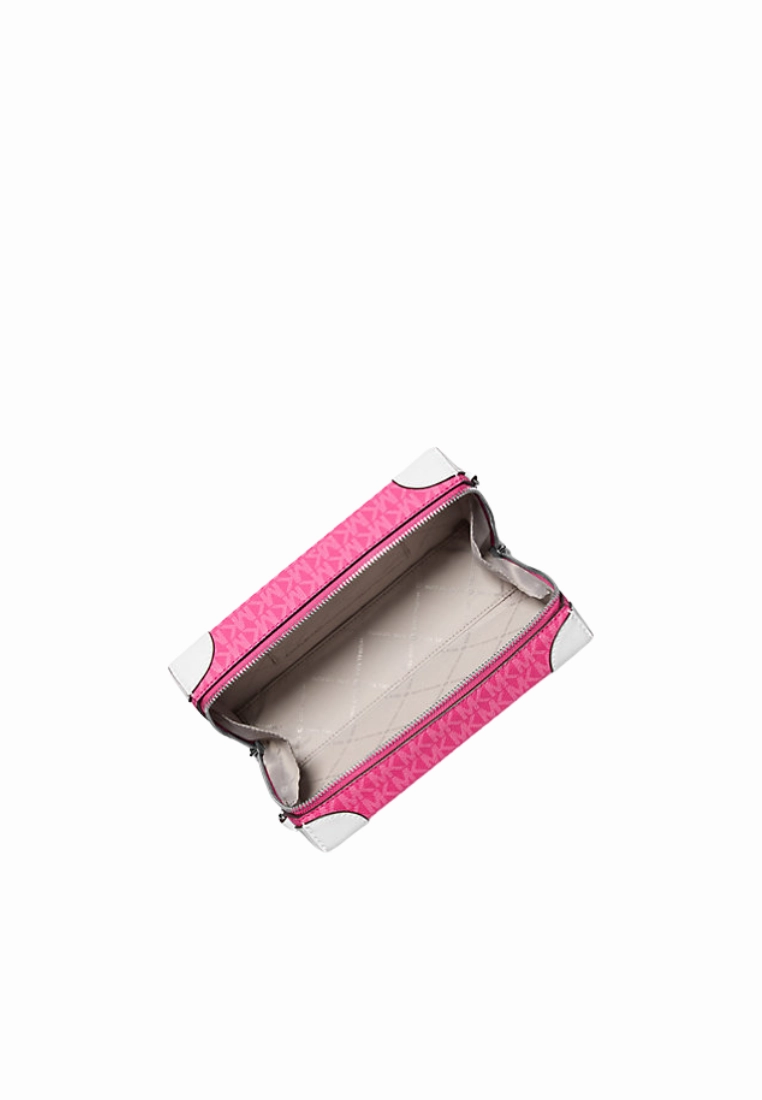 Michael Kors Jeanie Small EW Trunk Crossbody Bag In Dragon Fruit 35R5S0JC5I