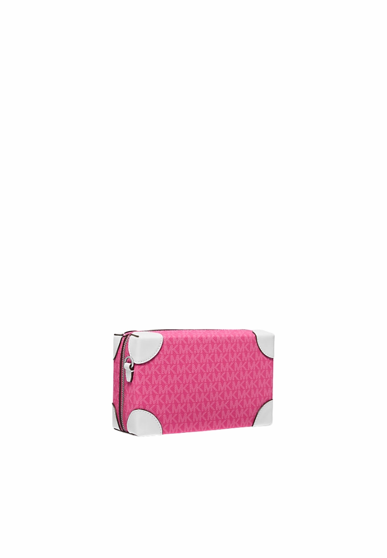 Michael Kors Jeanie Small EW Trunk Crossbody Bag In Dragon Fruit 35R5S0JC5I