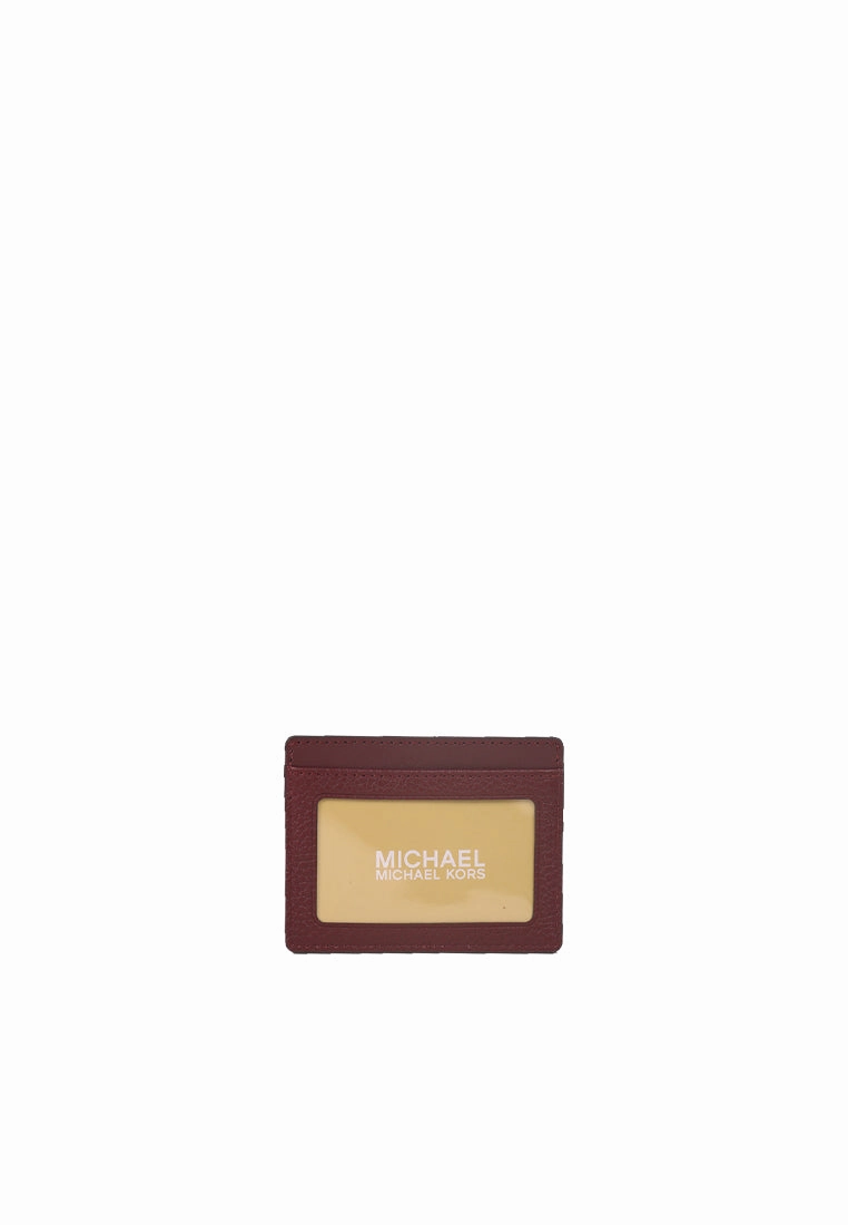 Michael Kors Jet Set Travel Card Case In Oxblood 35R4GTVD9L