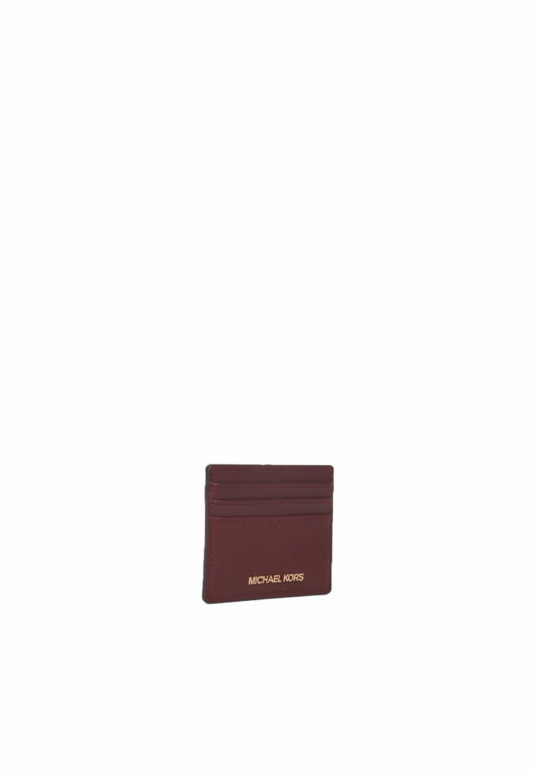 Michael Kors Jet Set Travel Card Case In Oxblood 35R4GTVD9L