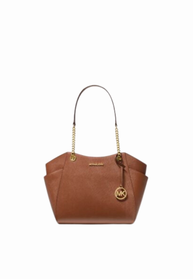 Michael Kors Jet Set Travel Large Chain Shoulder Tote 35T5GTVT3L In Luggage