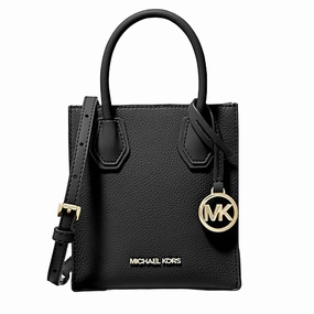 Michael Kors Mercer Extra-Small Pebbled Leather Crossbody Bag