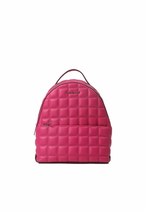 Michael Kors Sheila Quilted Leather Medium Backpack In Dragon Fruit 35R5S6HB6V