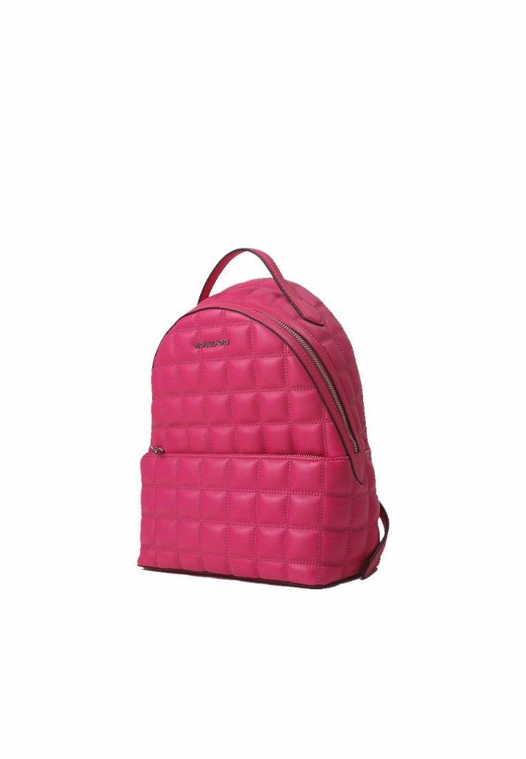 Michael Kors Sheila Quilted Leather Medium Backpack In Dragon Fruit 35R5S6HB6V