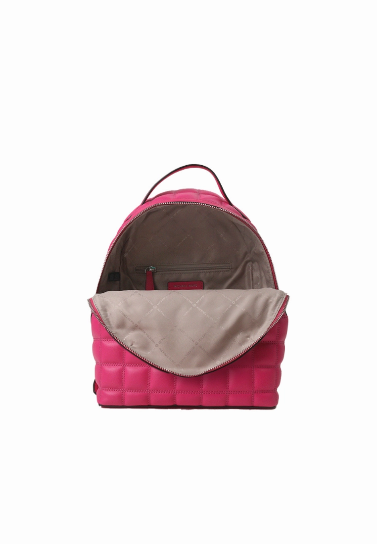 Michael Kors Sheila Quilted Leather Medium Backpack In Dragon Fruit 35R5S6HB6V