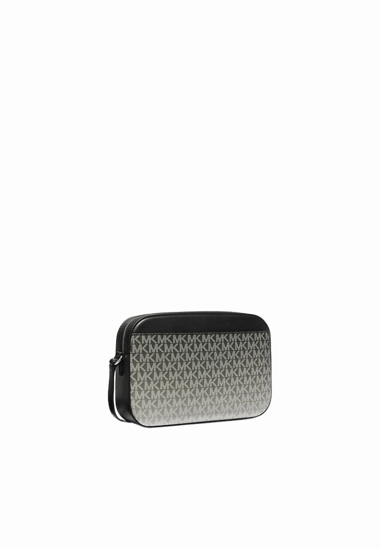 Michael Kors Signature Logo Ombre Jet Set Large Crossbody Bag In Black 35R5STTC9V