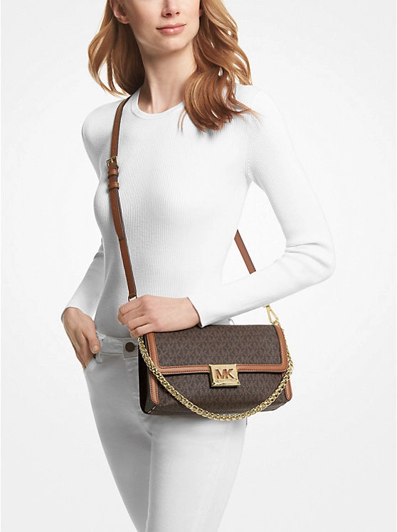 Michael Kors Sonia Medium Logo Convertible Shoulder Bag