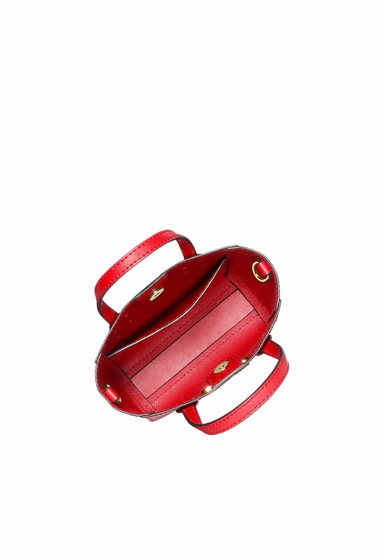 Michael Kors Vincent Extra Small Logo Crossbody Bag With Card Holder In Bright Red 35F4G2VC0T