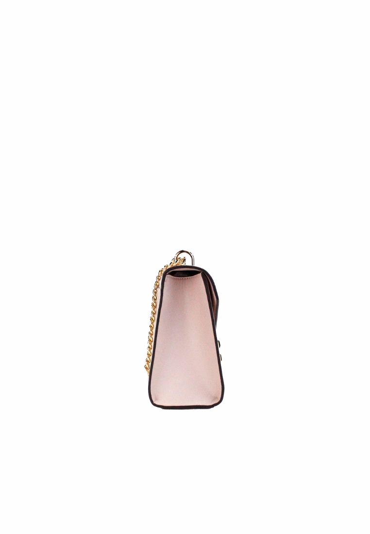 Michael Kors Whitney Medium Flap Chain Shoulder Bag In Powder Blush Multi 35R4GWHL6Y