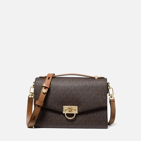 Michael Michael Kors Women's Hendrix Medium Messenger Bag - Brown/Acorn