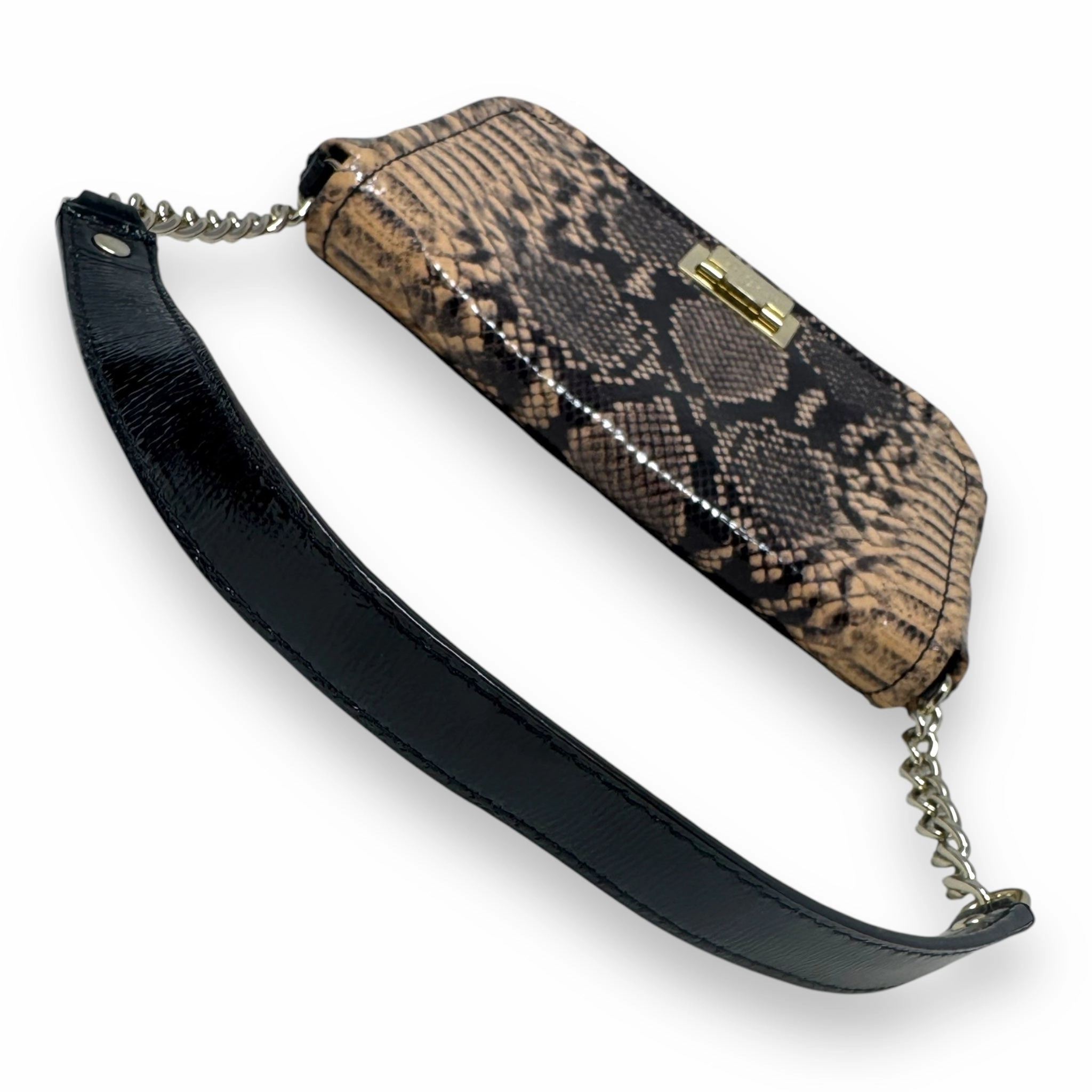 Millennium Park Snakeskin Handbag Designer By Kate Spade, Size: Medium