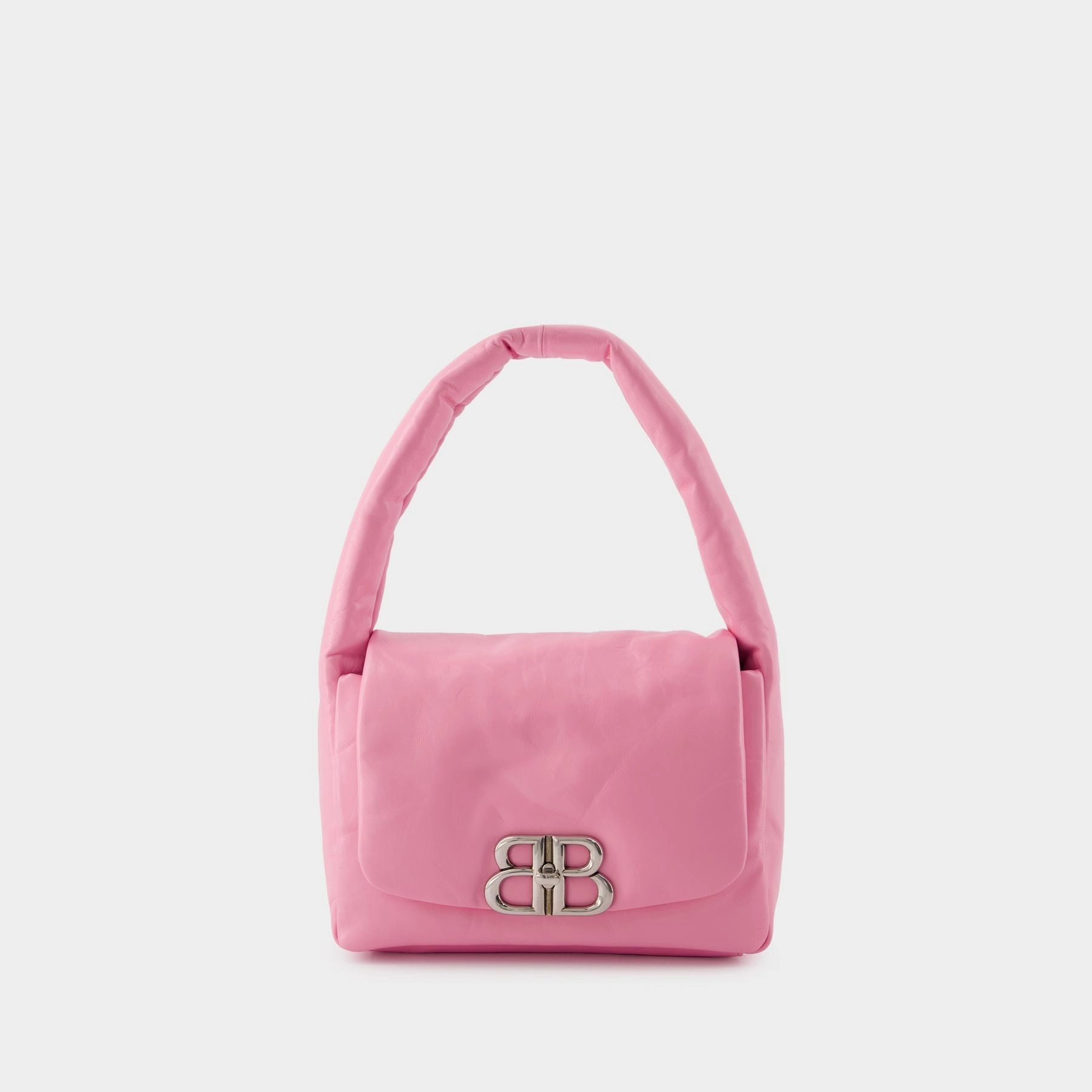 Monaco Sling S Shoulder Bag - Balenciaga - Leather - Pink
