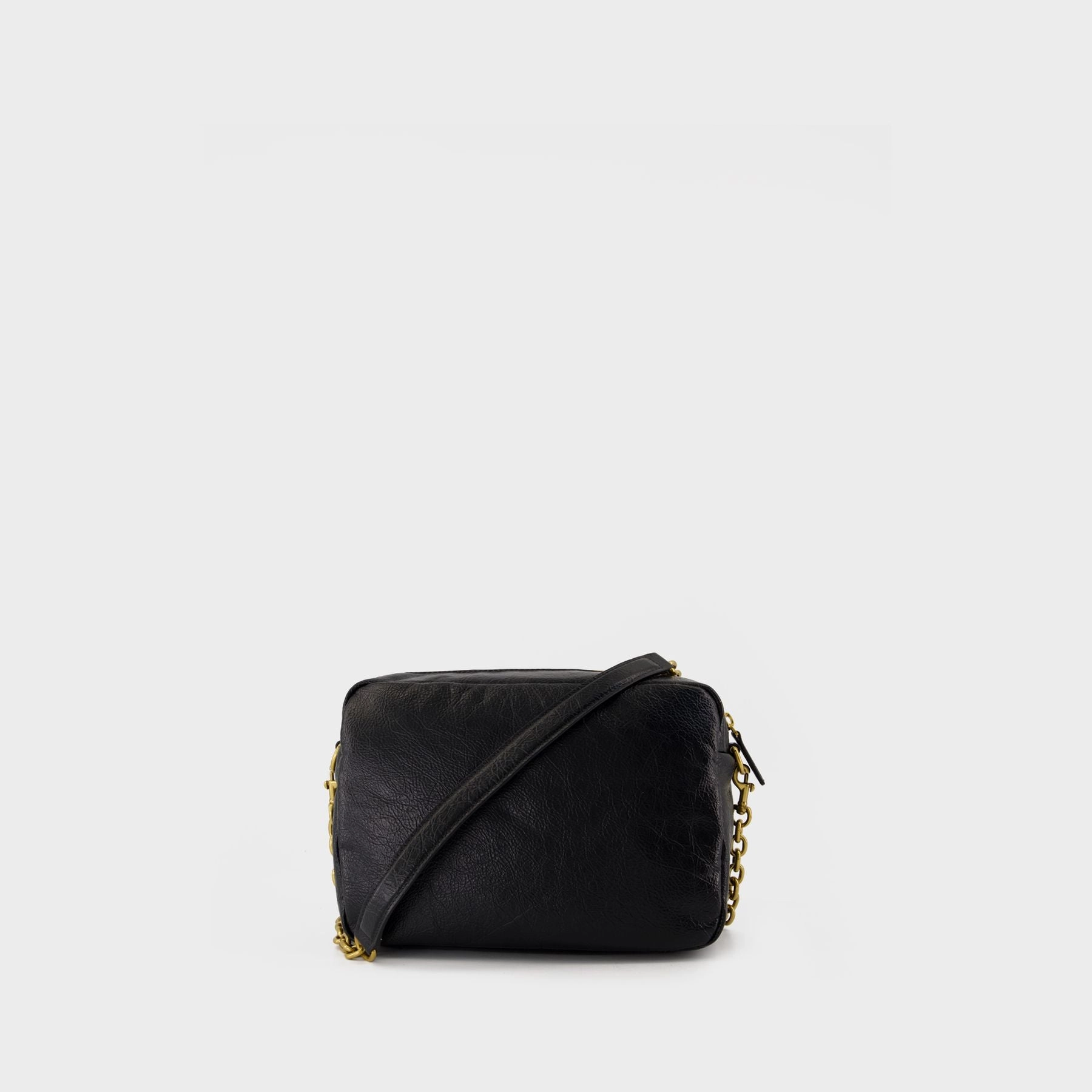 Monaco Small Shoulder Bag - Balenciaga - Leather - Black