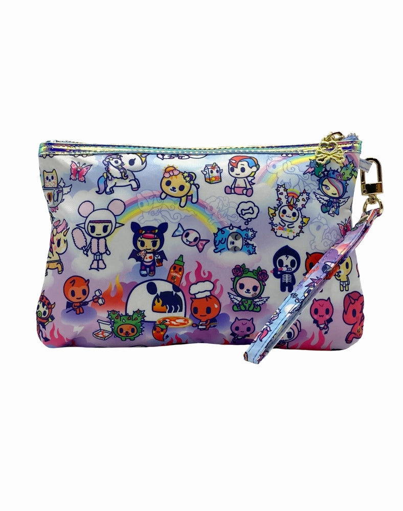 Naughty or Nice Zip Pouch Wristlet