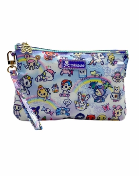 Naughty or Nice Zip Pouch Wristlet