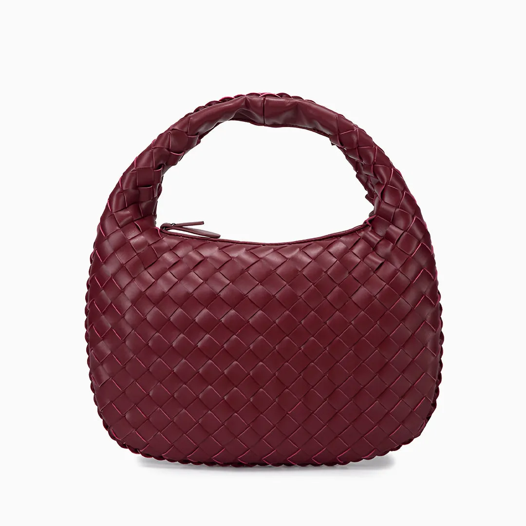 Olga Woven Shoulder Bag
