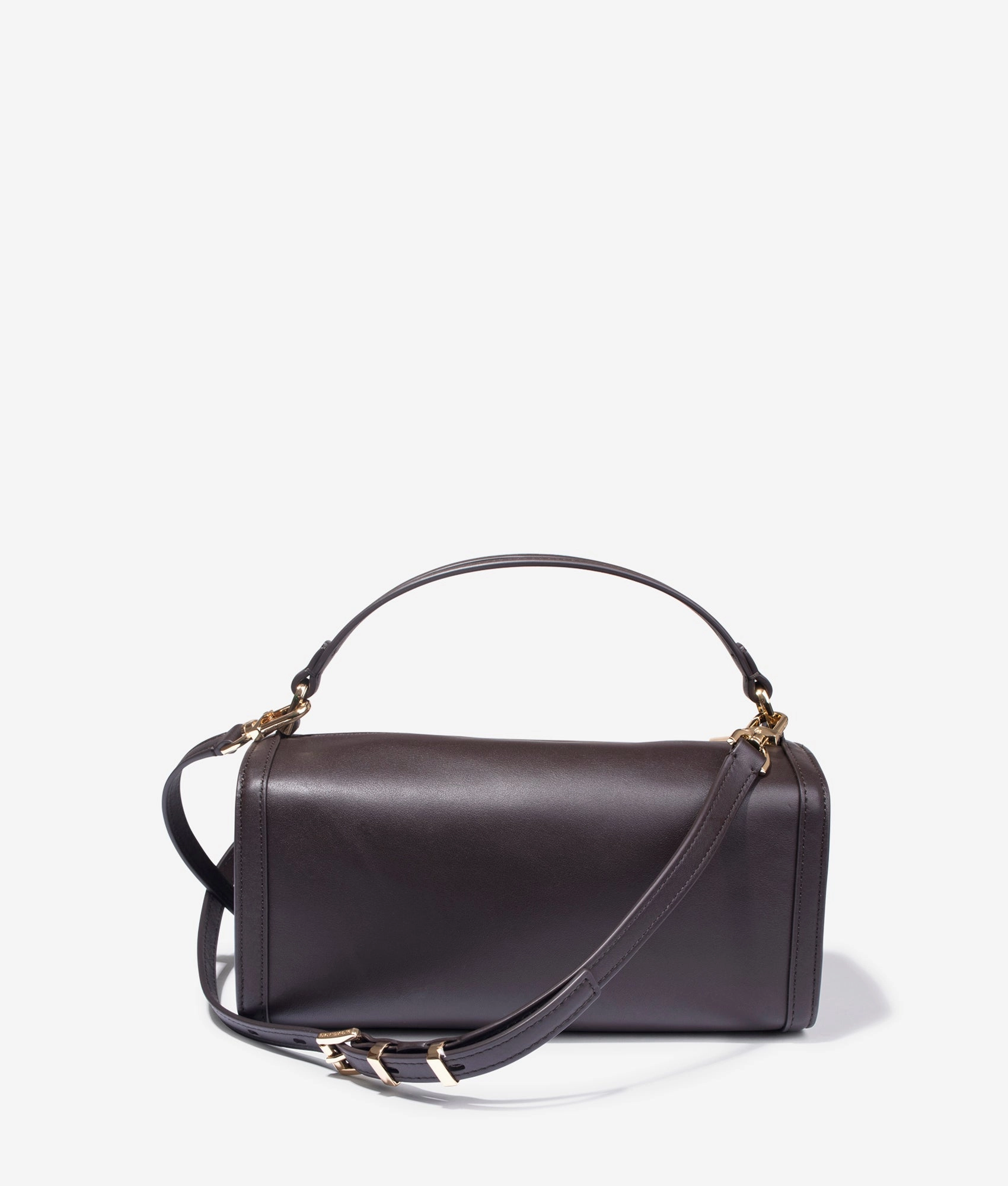 Orchard barrel crossbody in chocolate
