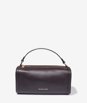 Orchard barrel crossbody in chocolate