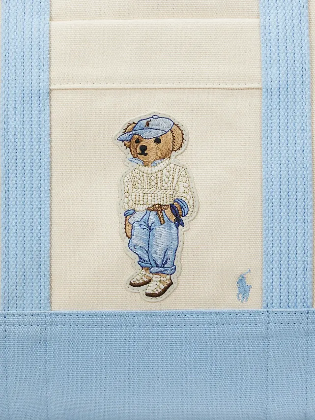 Polo Ralph Lauren Polo Bear canvas medium tote