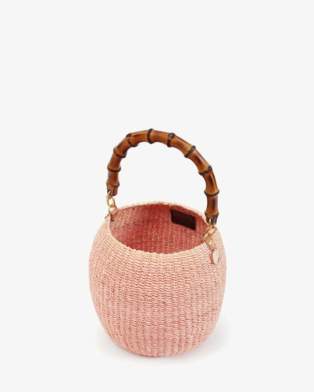 Pot De Miel W/ Bamboo Handle Handbags - Top Handle - Pot De Miel Blush