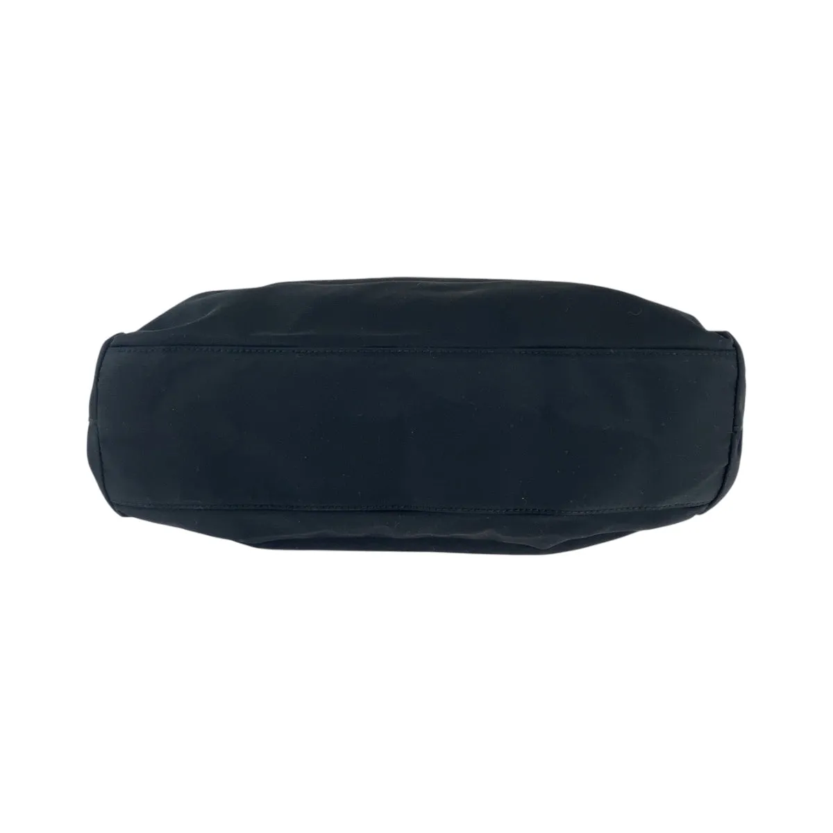 PRADA Shoulder Bag B6242 Nylon black Test Triangle With logo