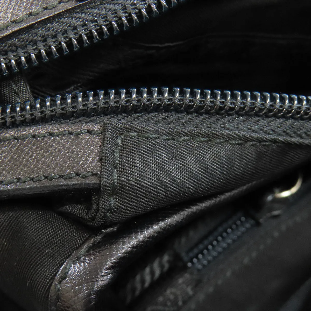 PRADA Shoulder Bag Nylon black logoMetal