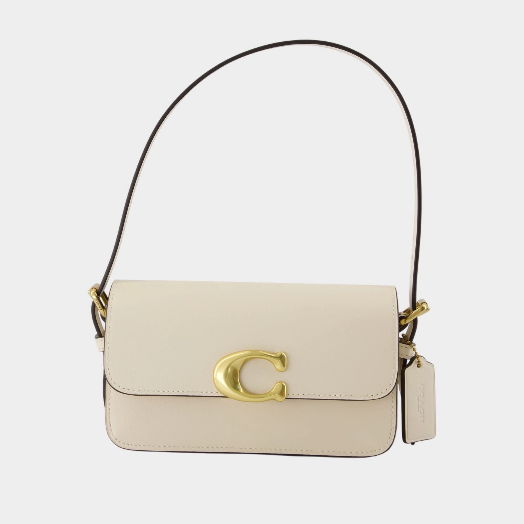 Refined Zoe Shoulder Bag - Coach - Leather - White