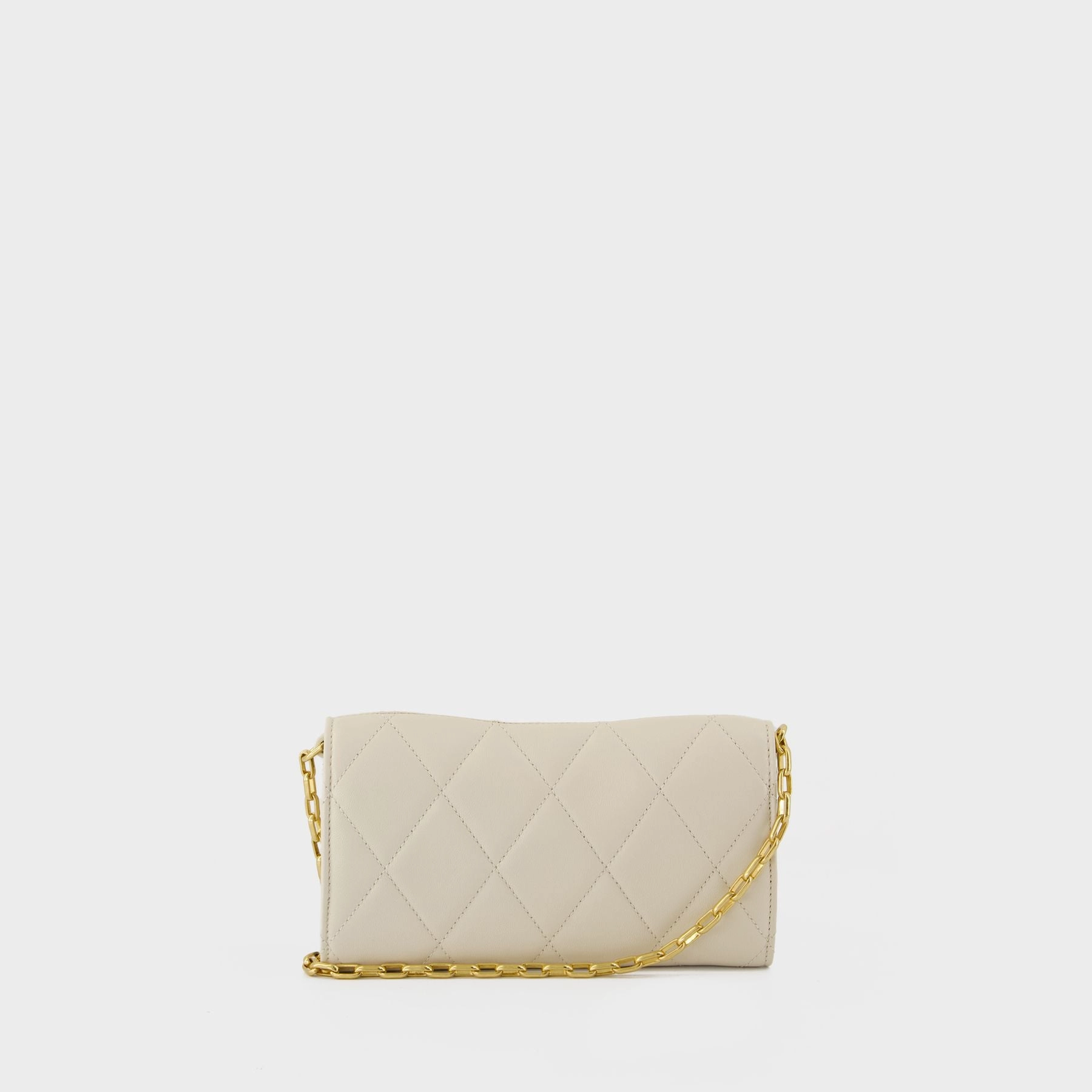 Rocking Horse Wallet On Chain - Burberry - Leather - White